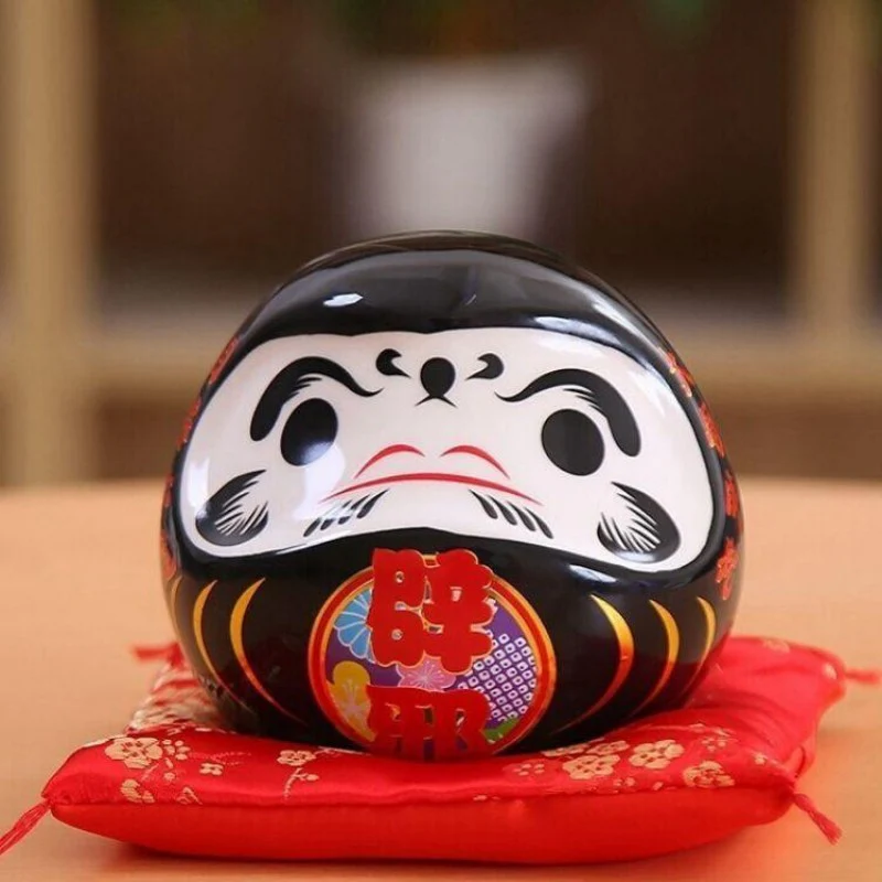 Daruma Tirelire Noir - Image 3