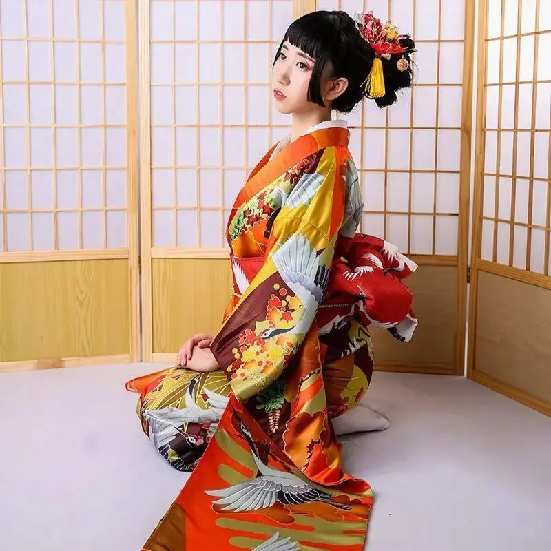 Kimono Furisode pour Femme 'Fushiki' - Image 3