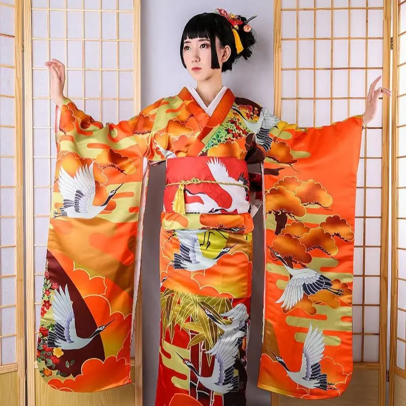 Kimono Furisode pour Femme 'Fushiki' - Image 4