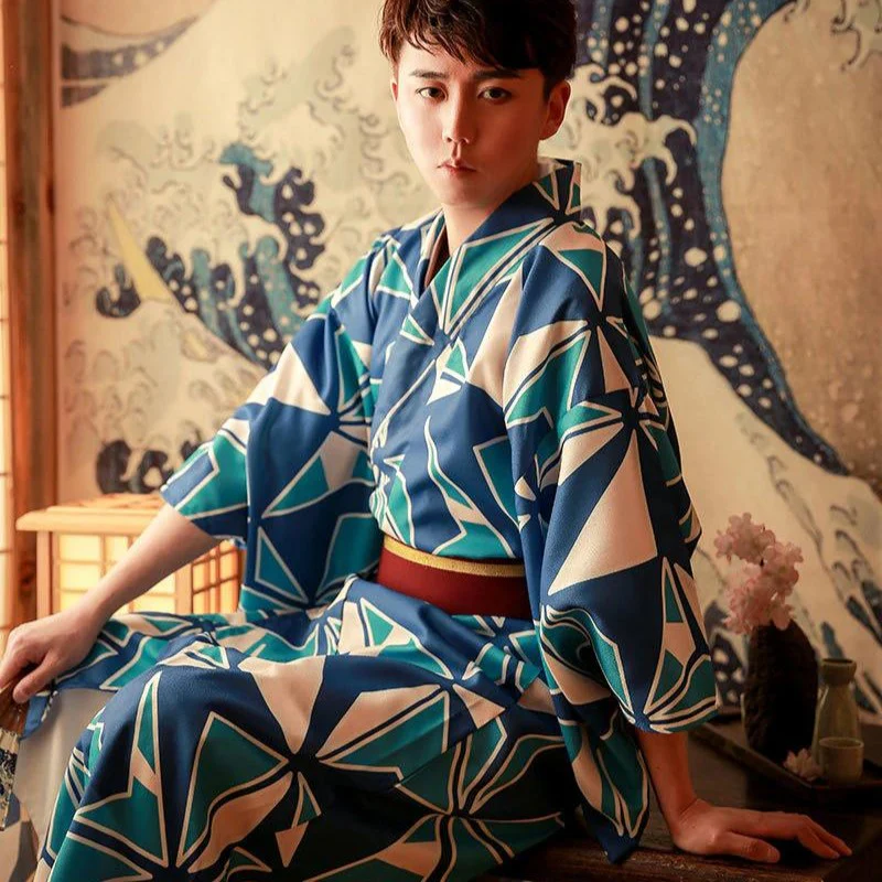 Kimono Homme Moderne 'Toyoashi' - Image 3
