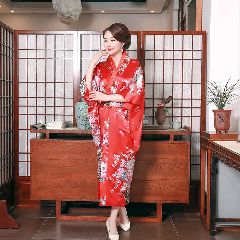 Kimono Japonais Long Femme 'Miyuki' - Image 3