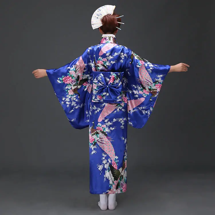 Kimono Traditionnel Japonais Femme 'Nori' - Image 10