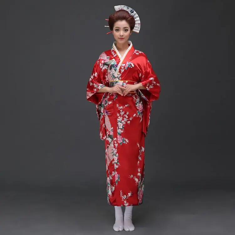 Kimono Traditionnel Japonais Femme 'Nori' - Image 11