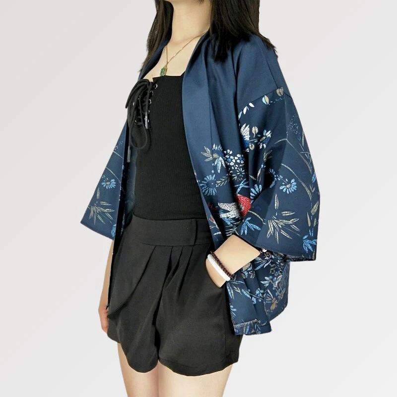 Veste Kimono Femme Soie 'Soraka' - Image 3
