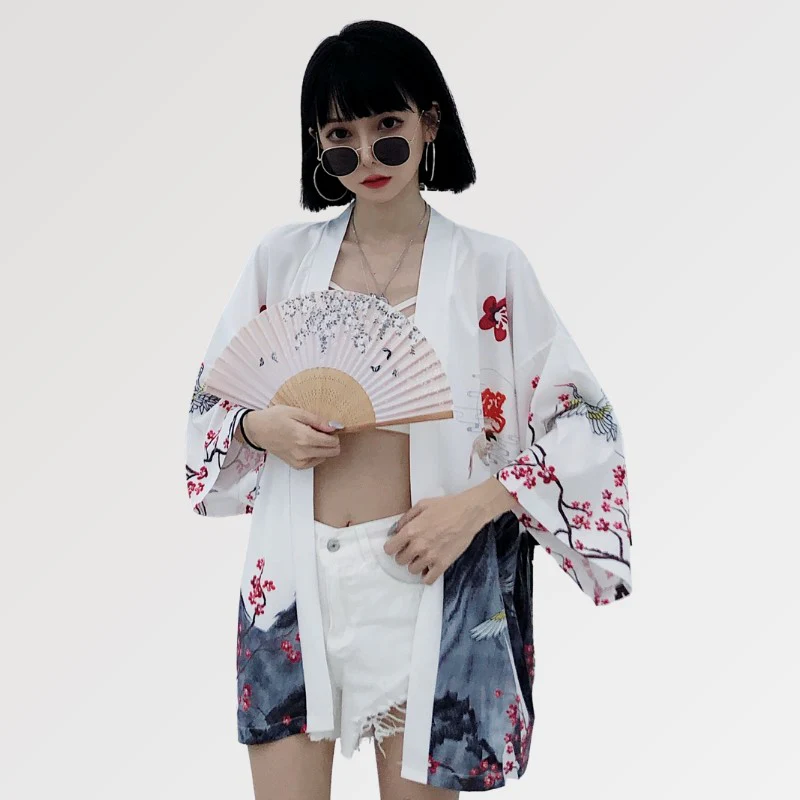 Veste Légère Kimono Femme 'Edo' - Image 3