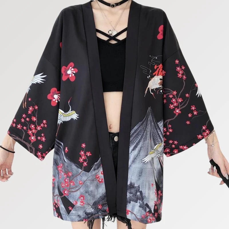 Veste Légère Kimono Femme 'Edo' - Image 6